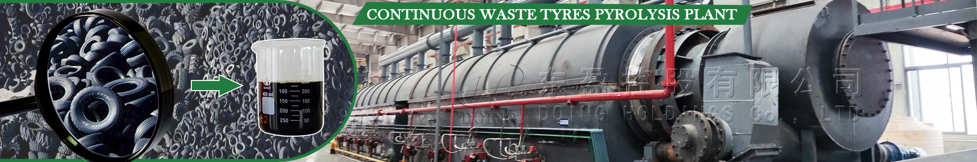 continuous pyrolysis plant