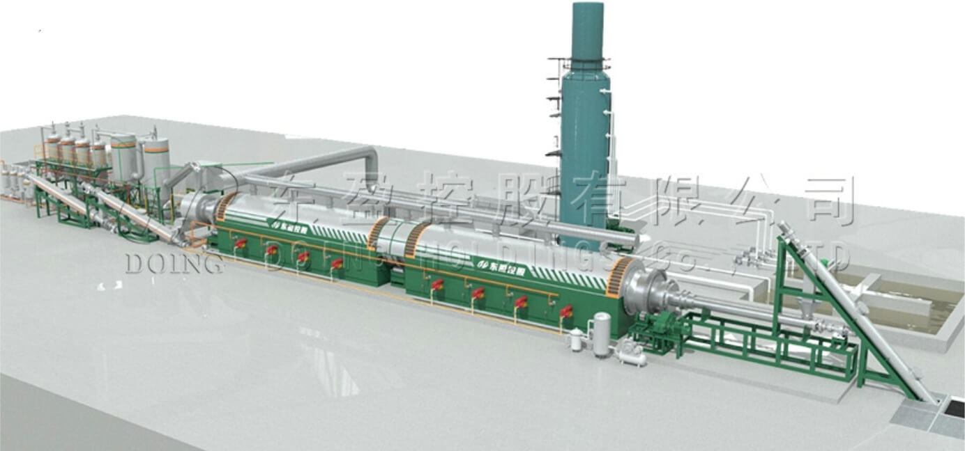Continuous Oil Sludge Pyrolysis Plant